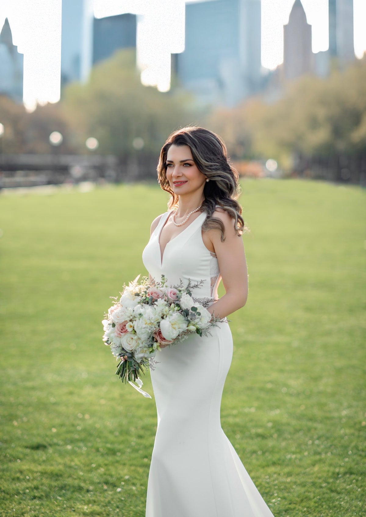 WEDDING - BRIDAL BOUQUET CUSTOM CASCADING