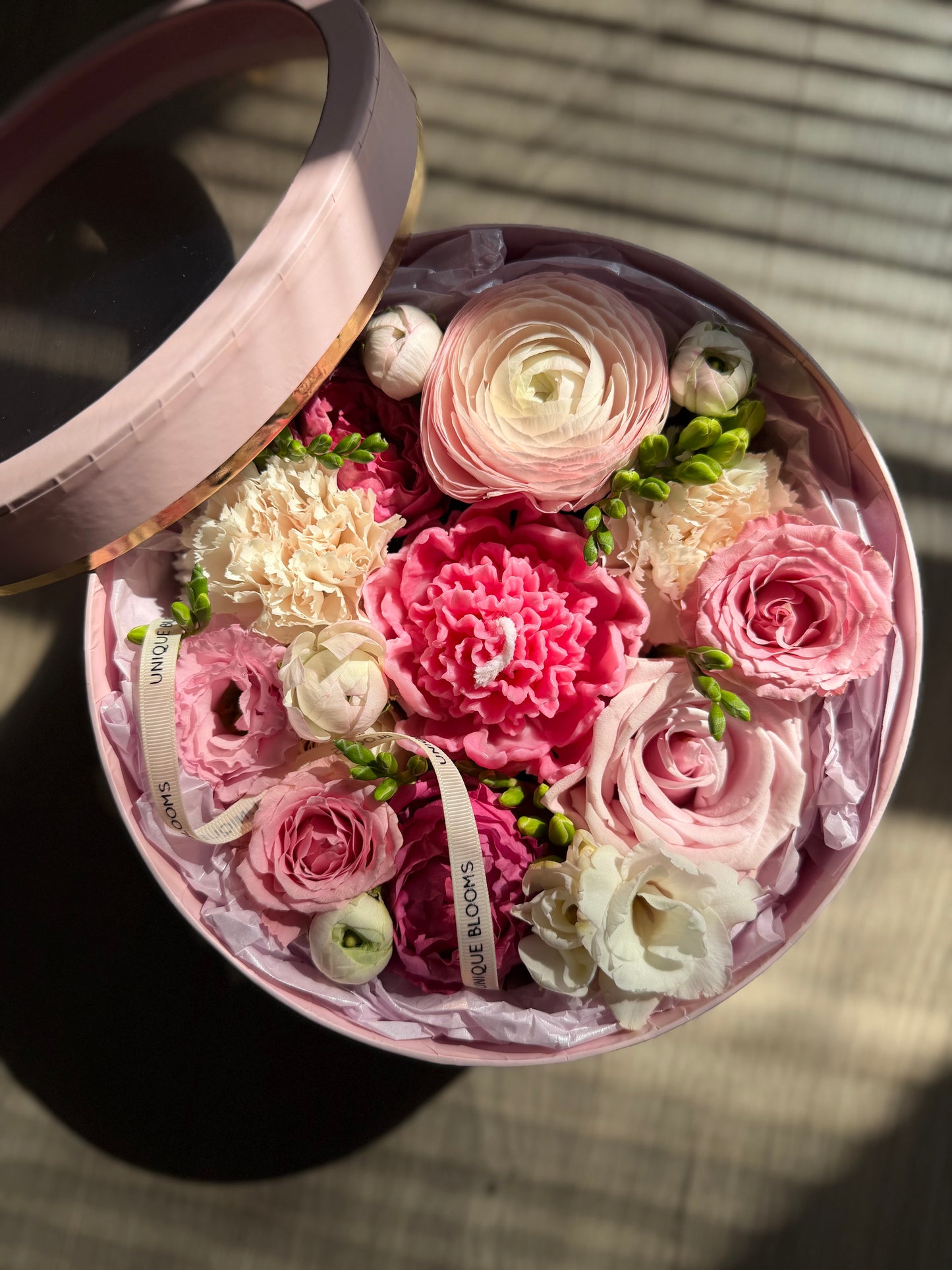FLOWER CANDLE GIFT BOX