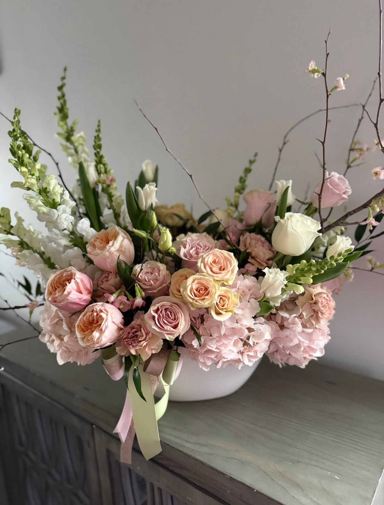 CUSTOM VASE ARRANGEMENT - ASYMMETRIC