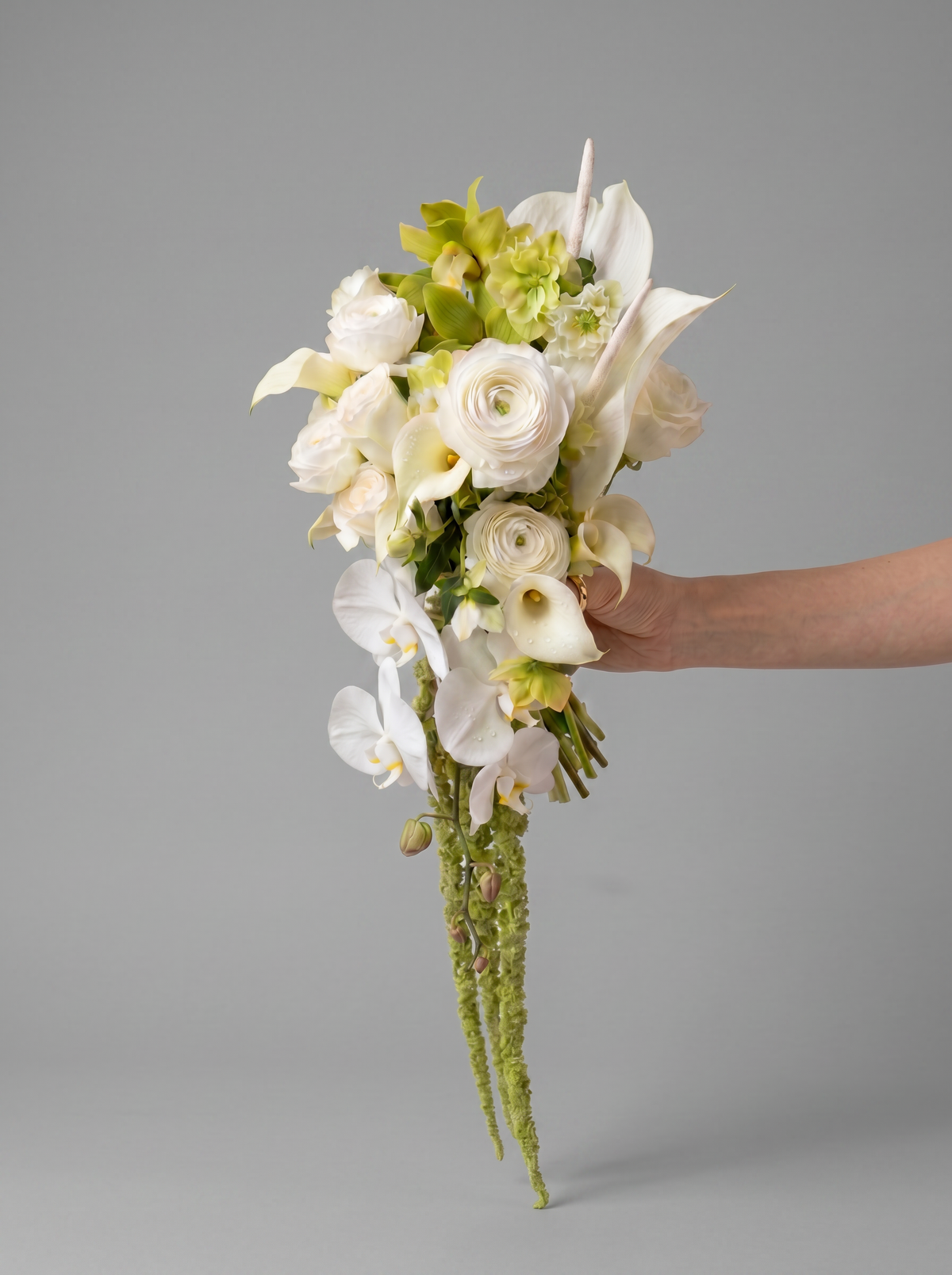 WEDDING - BRIDAL BOUQUET CUSTOM CASCADING