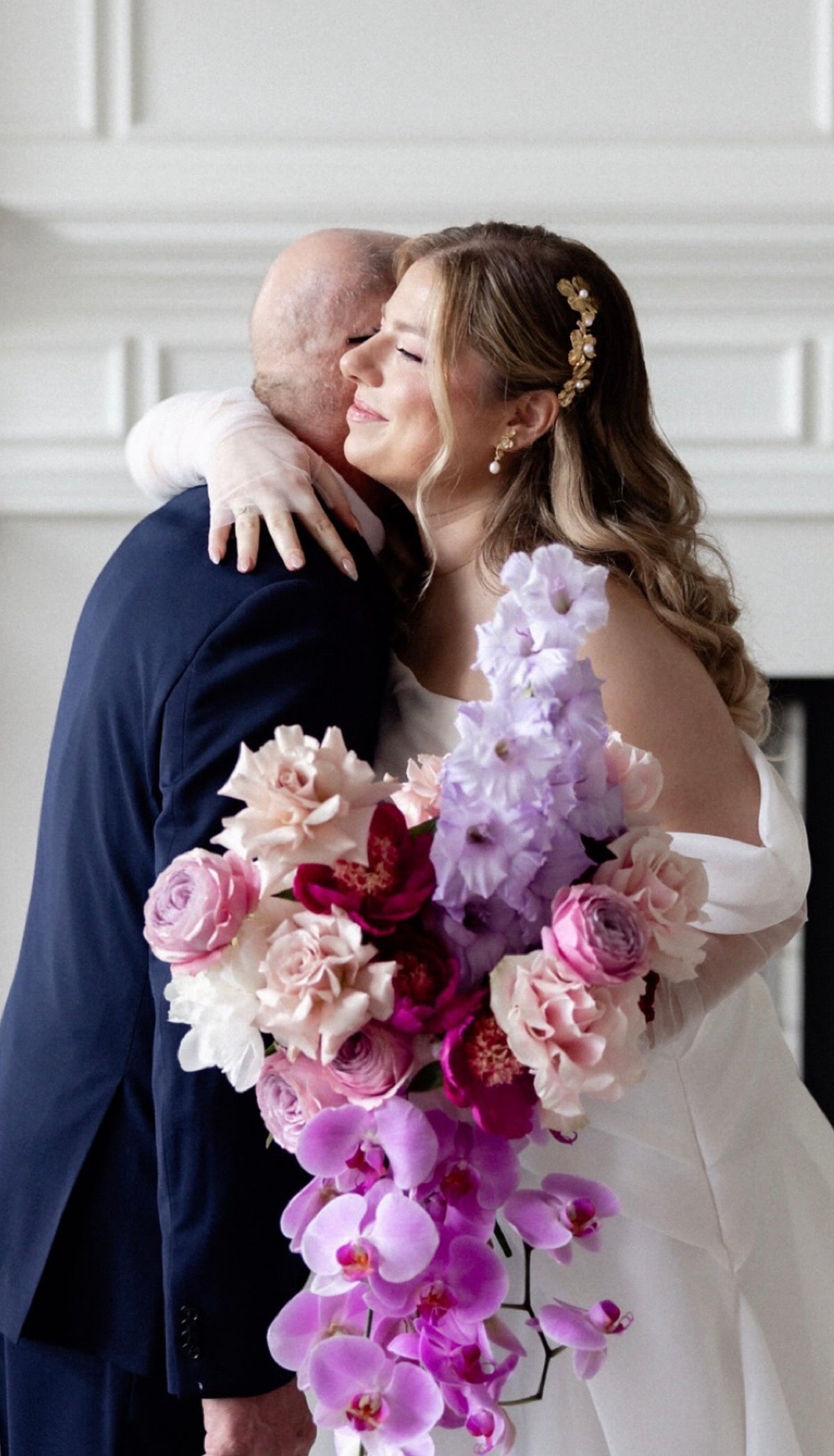 WEDDING - BRIDAL BOUQUET CUSTOM CASCADING