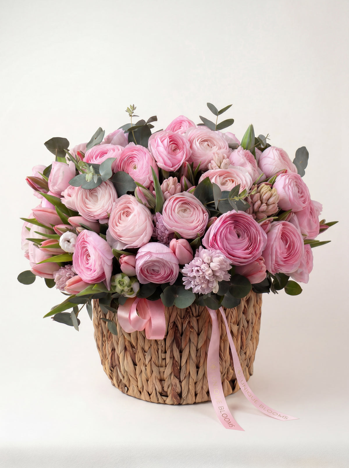 ITALIAN RANUNCULUS BASKET - 7 Days Preorder Only