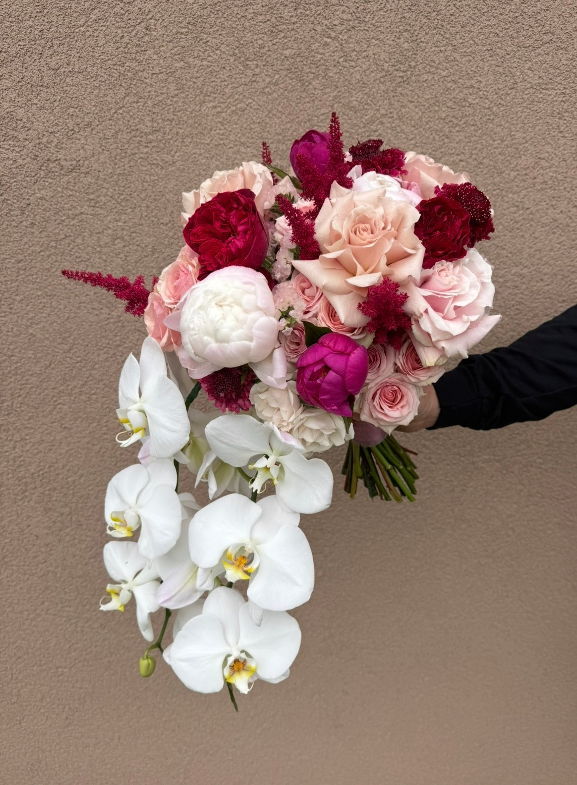WEDDING - BRIDAL BOUQUET CUSTOM CASCADING