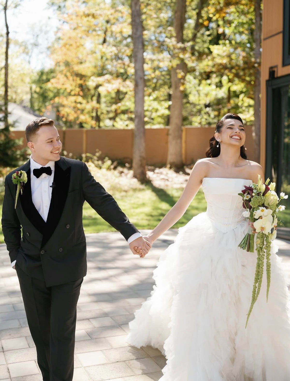 WEDDING - BRIDAL BOUQUET CUSTOM CASCADING