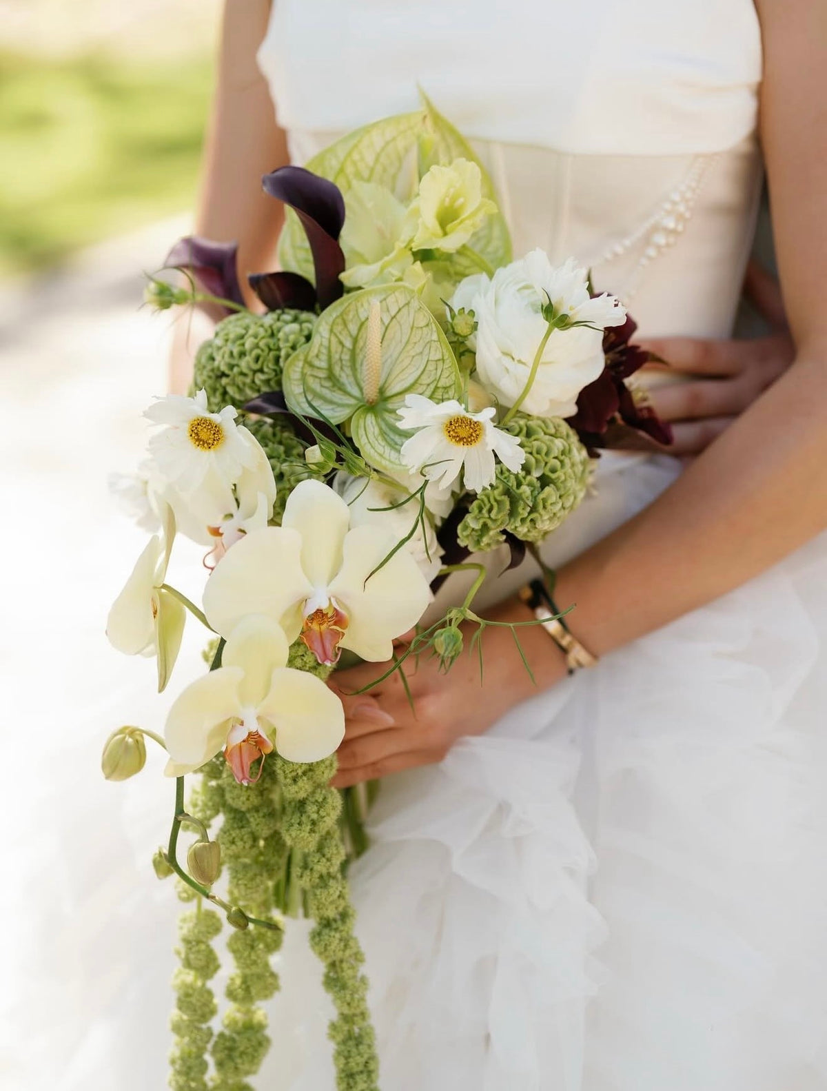 WEDDING - BRIDAL BOUQUET CUSTOM CASCADING
