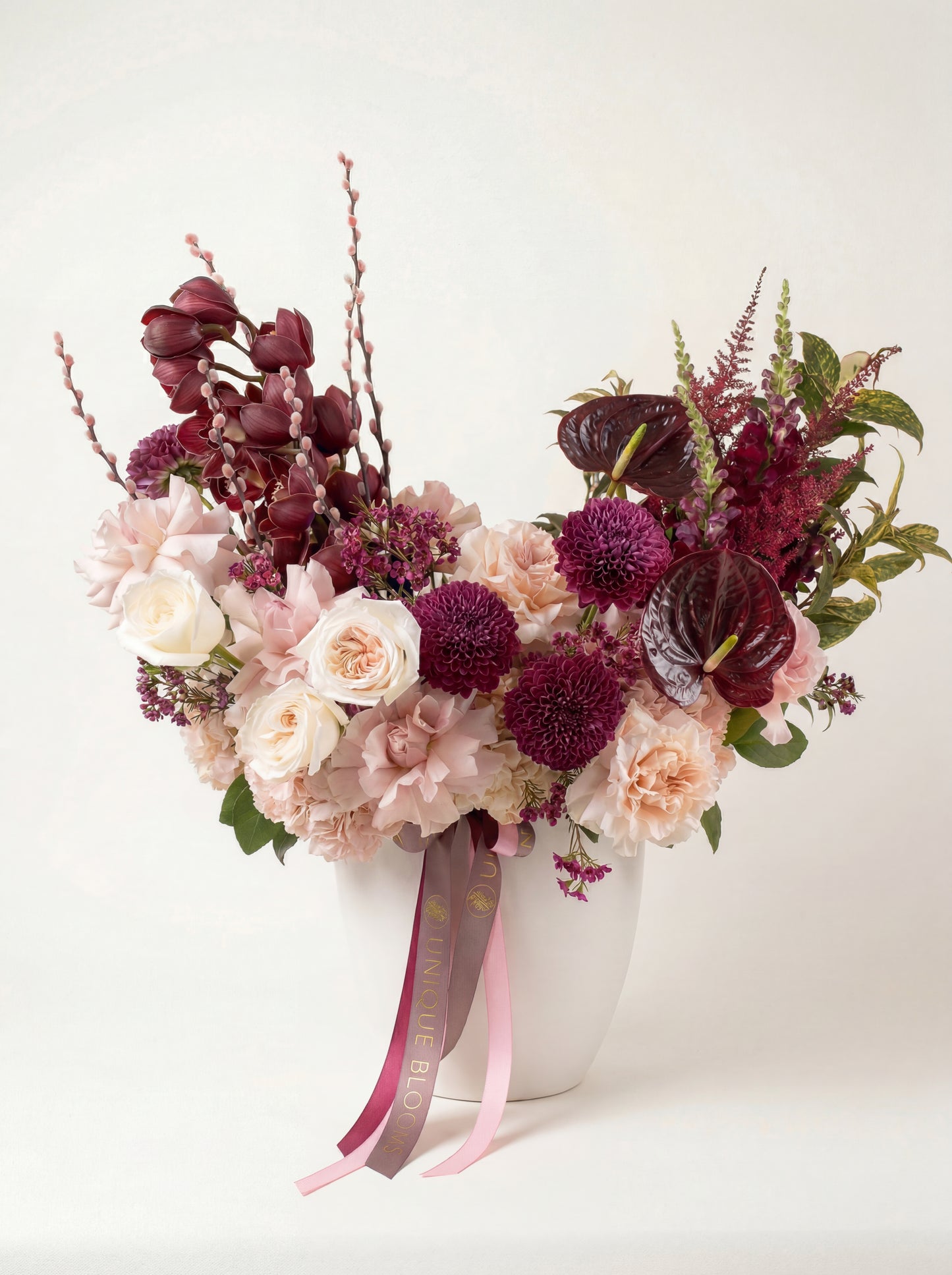 CUSTOM VASE ARRANGEMENT - ASYMMETRIC